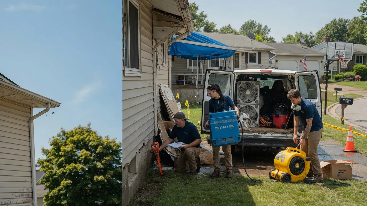 Ceiling Leak Cleanup in Anderson, IN near me