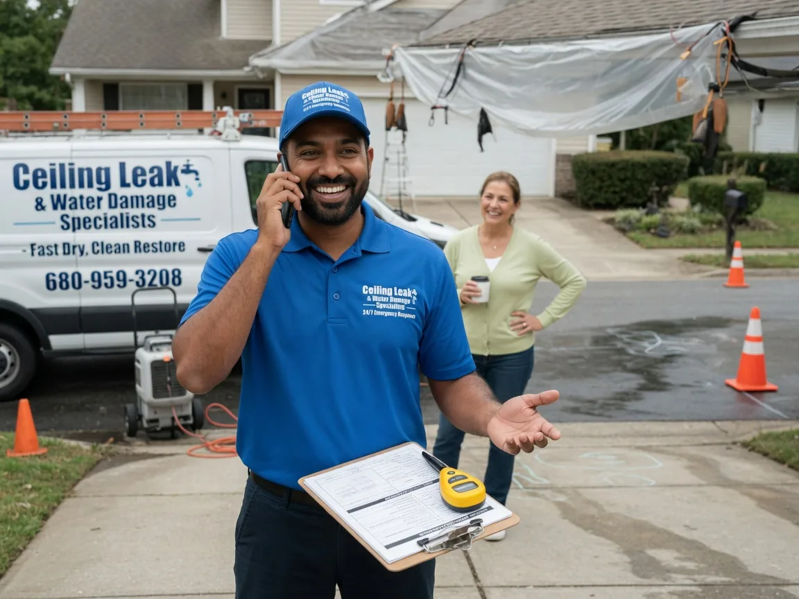 Ceiling Leak Cleanup Anderson, IN FAQs